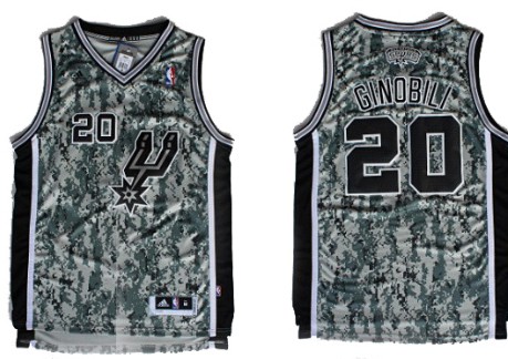 Reebok San Antonio Spurs Manu Ginobili Home Jersey