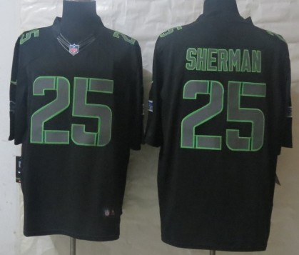 richard sherman black jersey