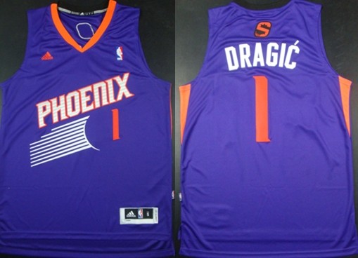Retro Charles Barkley #34 Phoenix Suns Swingman Basketball Trikots Jersey Lila 