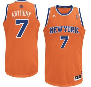 carmelo anthony orange knicks jersey