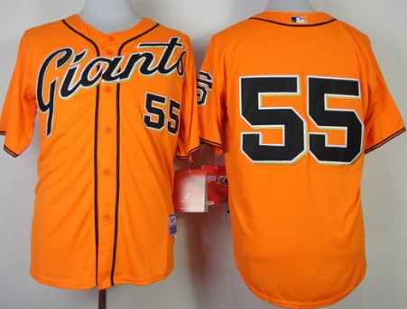 San Francisco Giants #55 Tim Lincecum Orange Jersey on sale,for  Cheap,wholesale from China