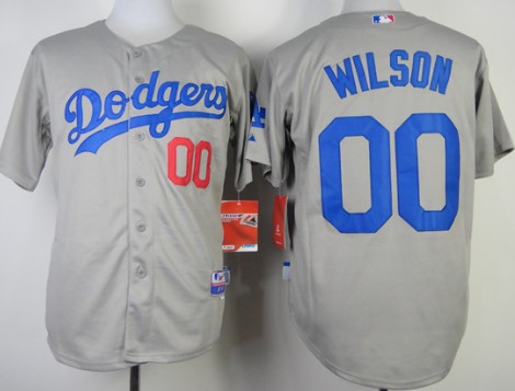 Los Angeles Dodgers #00 Brian Wilson White Jersey on sale,for  Cheap,wholesale from China