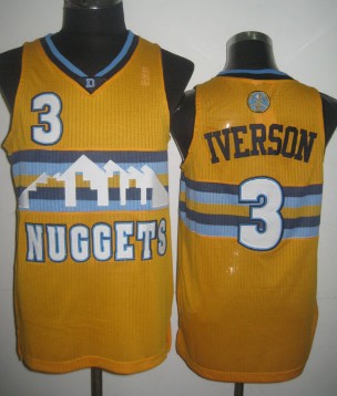 Denver Nuggets #8 Danilo Gallinari Blue Rainbow Swingman Throwback