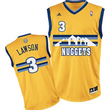 Adidas NBA Men's Denver Nuggets Ty Lawson Revolution 30 Swingman Jersey