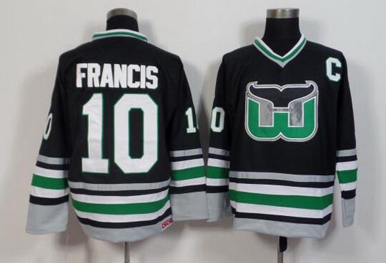 RON FRANCIS  Hartford Whalers 1986 Home CCM Vintage Throwback NHL Hockey  Jersey