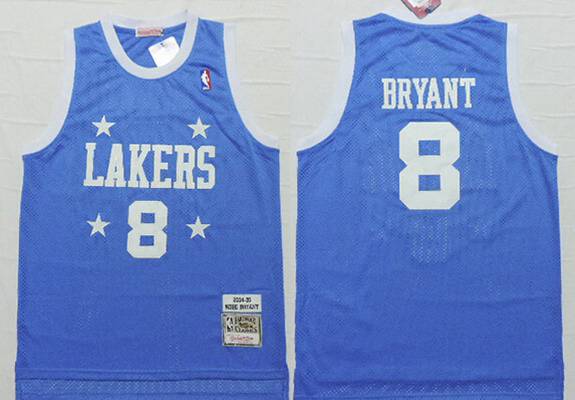 kobe bryant blue throwback jersey