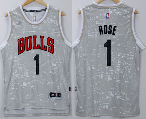 Buy the Mens Red Black Chicago Bulls Derrick Rose #1 NBA Pullover