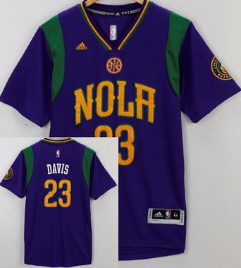 Men&s Adidas Anthony Davis Navy New Orleans Pelicans Player Swingman Jersey