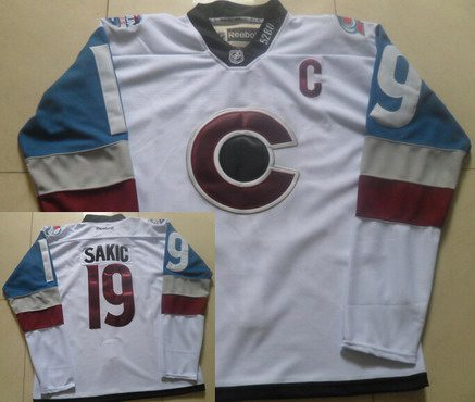 Colorado Avalanche 19 Joe Sakic Jersey, Joe Sakic #19 ice hockey Jerseys  Avalanche of Colorado authentic Stitched logos - AliExpress