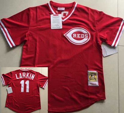 cincinnati reds barry larkin jersey