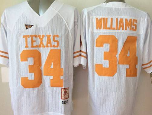 Texas Longhorns Earl Campbell #20 Orange Men Stitch Jersey Nike