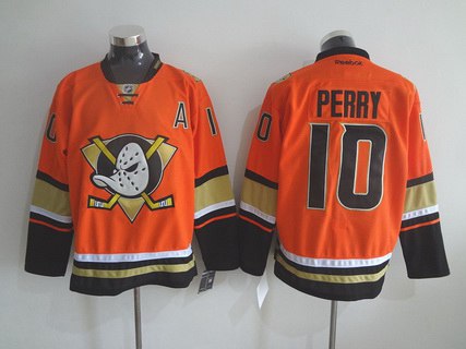 men's anaheim ducks reebok orange alternate premier jersey