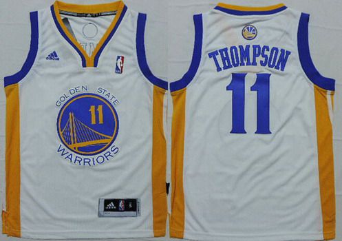klay thompson white jersey