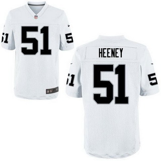 Men's Oakland Raiders #51 Ben Heeney White Road NFL Nike Elite Jersey on  sale,for Cheap,wholesale from China