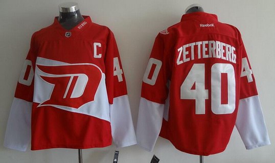 Reebok 2016 Henrik Zetterberg Detroit Red Wings Stadium Series