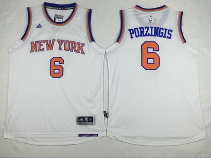 Men's New York Knicks Derrick Rose #4 White 2021/22 Swingman Jersey - Classic Edition