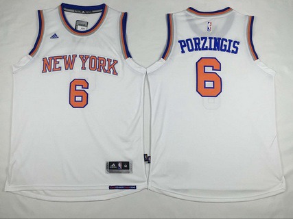 Men's New York Knicks Derrick Rose #4 Nike White 2020/21 Swingman