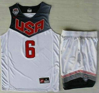 Nike Team USA Basketball Olympics James Harden #13 White Jersey Size Medium