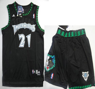 kevin garnett black timberwolves jersey