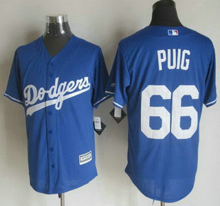 Majestic MLB Los Angeles Dodgers Yasiel Puig #66 Jersey Size 50.