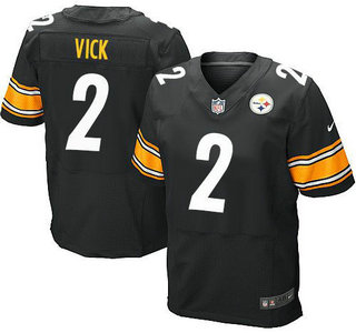 العلاج الانعكاسي Men's Pittsburgh Steelers #2 Michael Vick Black Vapor Untouchable Limited Stitched Jersey العلاج الانعكاسي