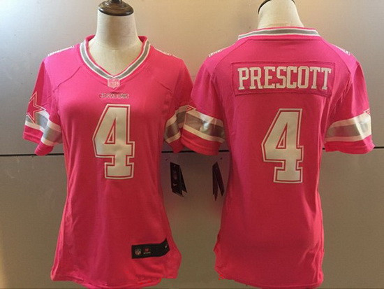 womens pink cowboys jersey