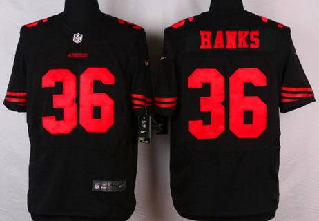 black and red niners jersey