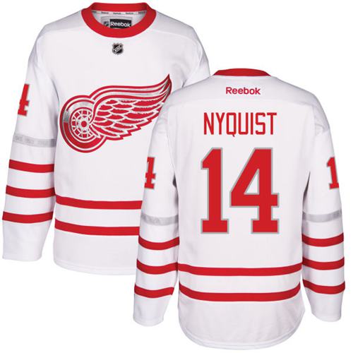 Gustav Nyquist Detroit Red Wings Reebok Authentic Third Winter