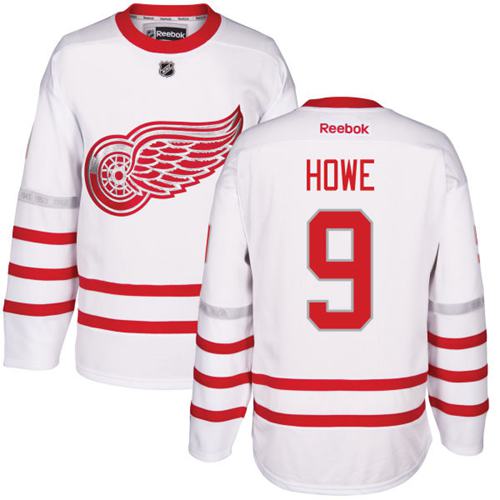 Reebok Detroit Red Wings White Personalized Custom 2017 Centennial Classic  Premier Jersey