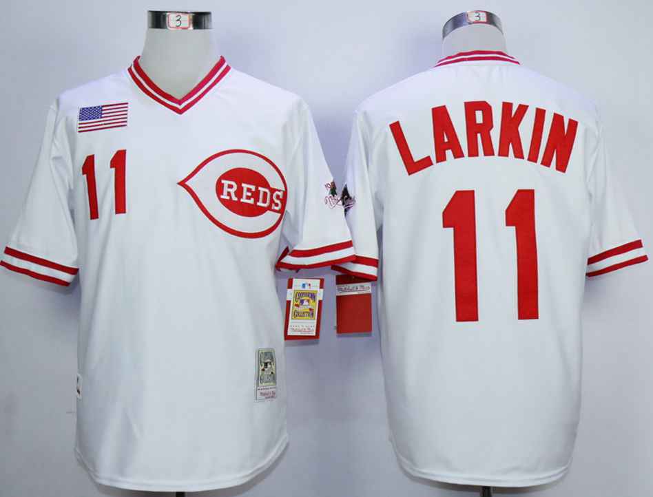 barry larkin reds jersey