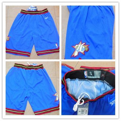 76ers throwback shorts