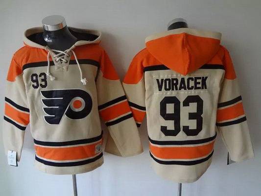 Men's Philadelphia Flyers Shayne Gostisbehere '47 Orange Player Lacer Name & Number Hoodie