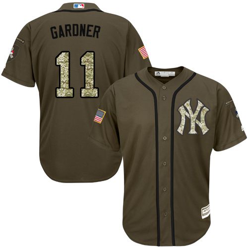 New York Yankees #11 Brett Gardner Green Salute to Service Stitched MLB  Jersey on sale,for Cheap,wholesale from China