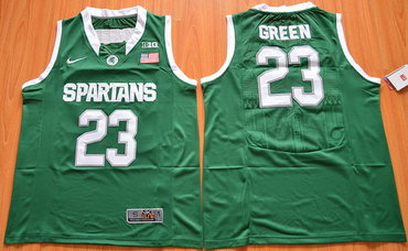 Green College Basketball Nike Jersey 