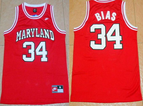 Len Bias Red College Basketball 