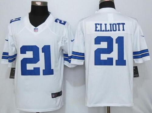 men's dallas cowboys ezekiel elliott nike navy limited jersey