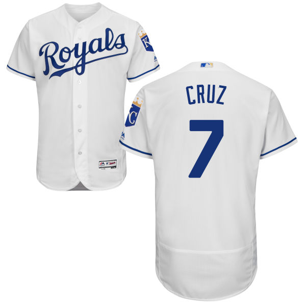 Men's Kansas City Royals #7 Tony Cruz Majestic White 2016 Flexbase Authentic  Collection Jersey on sale,for Cheap,wholesale from China