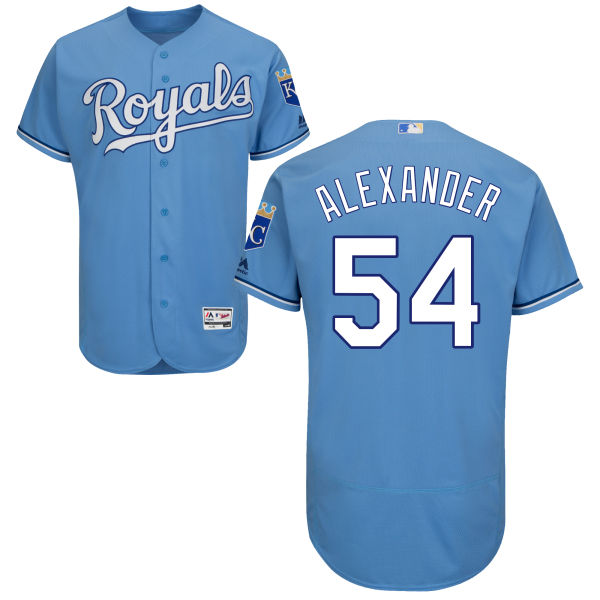 Men's Kansas City Royals #54 Scott Alexander Majestic Light Blue 2016  Flexbase Authentic Collection Jersey on sale,for Cheap,wholesale from China