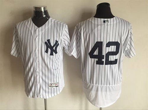 Men's New York Yankees #42 Mariano Rivera Retired White 2016 Flexbase  Majestic Baseball Jersey on sale,for Cheap,wholesale from China