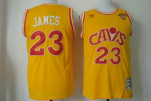 Cleveland Cavaliers #23 LeBron James Black Sleeved Jersey