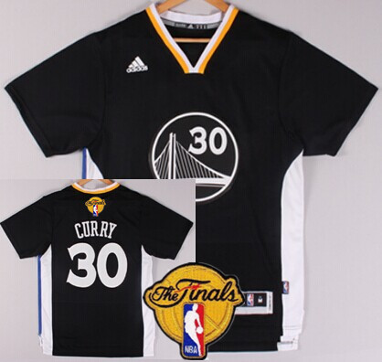 jersey warriors curry stephen golden state finals nba sleeved short swingman patch hardwood classic kingdom