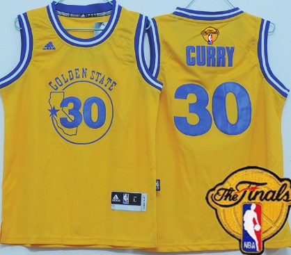 adidas Golden State Warriors Curry Jersey 'Blue Yellow' A45910 - KICKS CREW