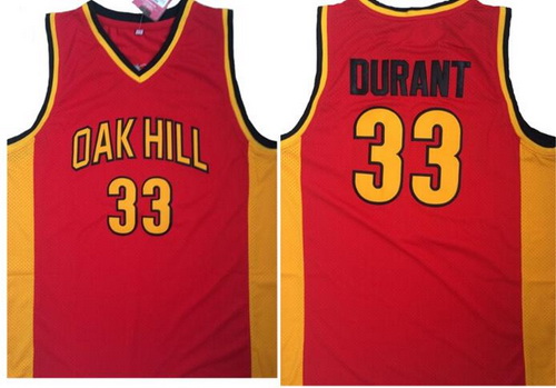 JordansSecretStuff Kevin Durant Oak Hill High School Basketball Jersey Custom Throwback Retro Jersey XL