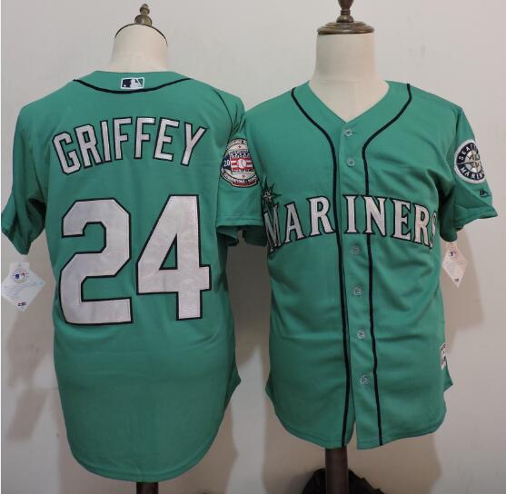 ken griffey jr teal mariners jersey