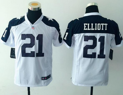 ezekiel elliott white jersey youth