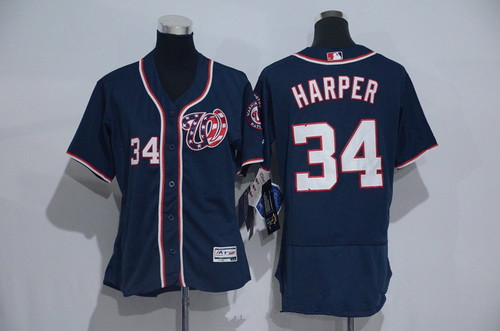 washington nationals navy blue jersey