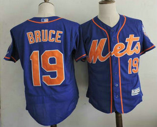 blue and orange baseball jersey