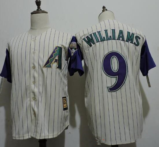 Men's Arizona Diamondbacks #9 Matt Williams Retired Cream With