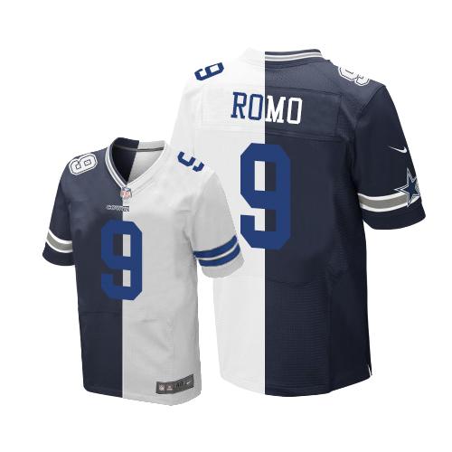 Men's Cowboys #4 Dak Prescott Navy Blue/White Stitched Elite Fadeaway Fashion 