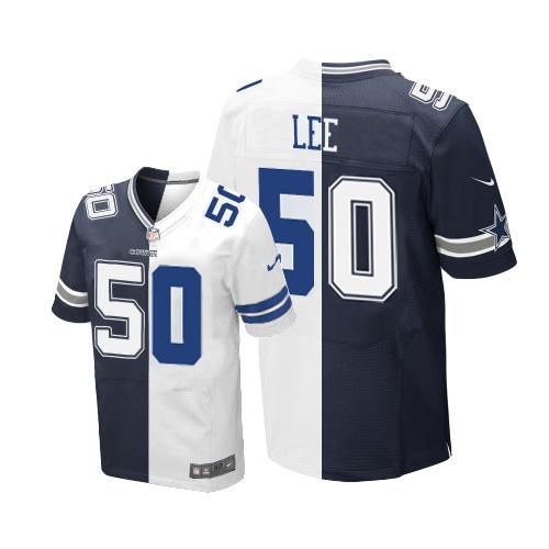 dallas cowboys half and half jersey